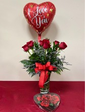 Romance balloon and chocolate package  