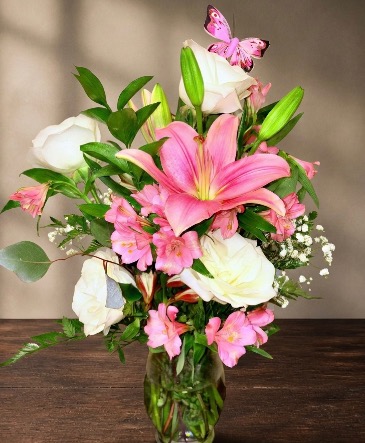 September Special Romantic Roses & Lilies 1/2 Price 9/1/26 - 9/30/26 in Weatherford, OK | The Flower Box Florist
