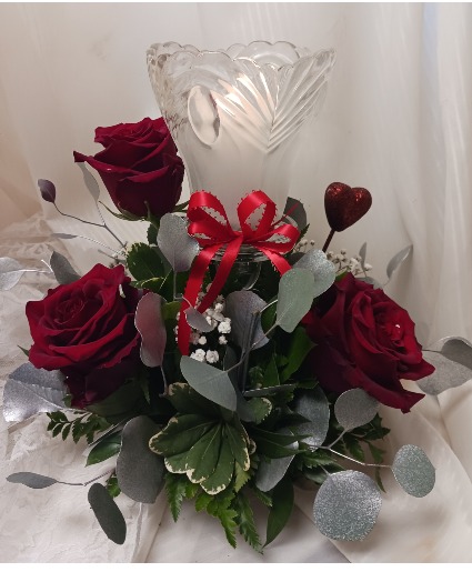 Romantic Glow Fresh arrangement