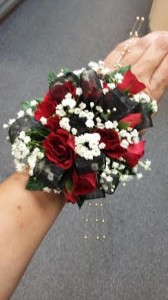 Romantic Red Corsage