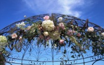 Romantic Wedding Arbors Wedding Ceremony Flowers