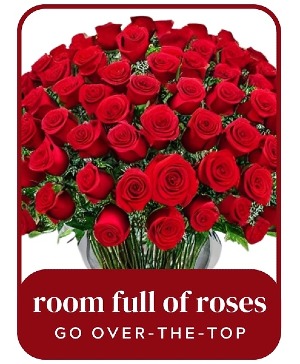 Room Full of 100 Roses 