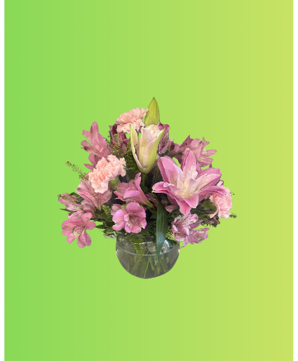 Rosé Garden Vase Vase Arrangement 
