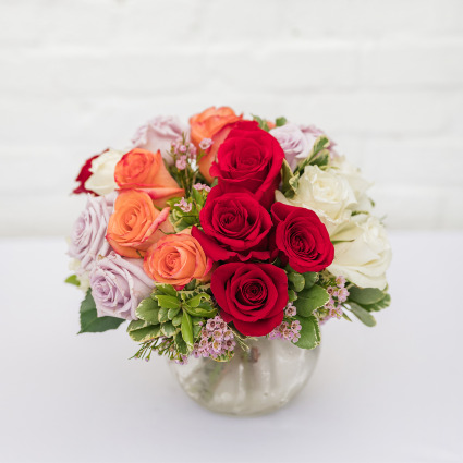 ROSAS RADIANTES Florero