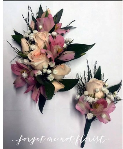 Rose and Alstroemeria Corsage 