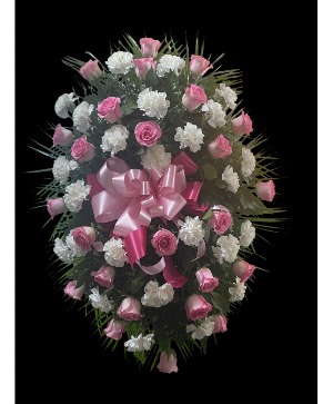Rose&Carnation Spray (Colors can be changed) Standing Spray