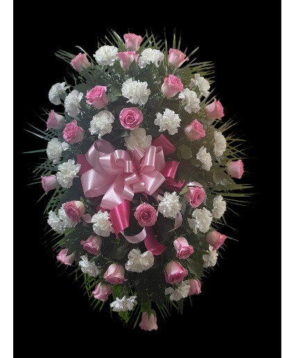 Rose&Carnation Spray (Colors can be changed) Standing Spray