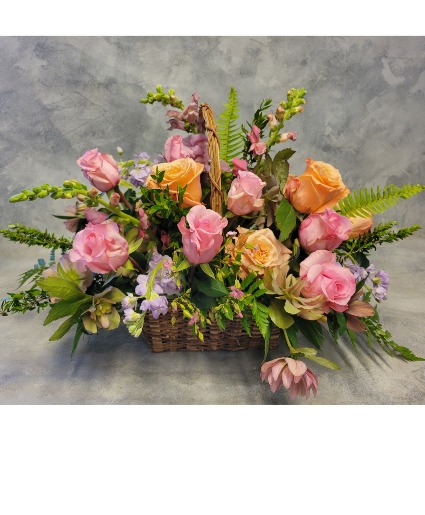 Rose Basket Fresh flowers