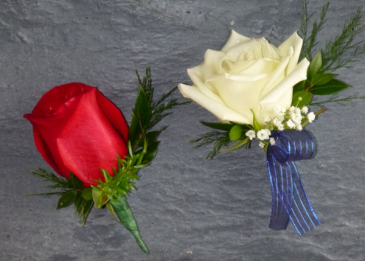 Rose  Boutonnieres in Kensington, CT | BRIERLEY, JOHNSON FLORIST LLC.