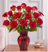 Rose Elegance Red  (6,12,18 Roses) 