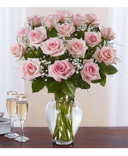 Rose Elegance Premium Long Stem Pink Roses 