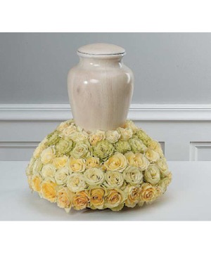 Rose Garden Cremation Tribute Cremation/Memorial Arrangement