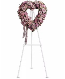 Rose Garden Heart Wreath