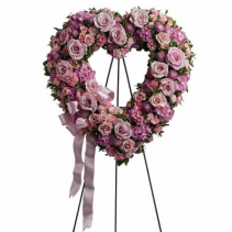 Rose Garden Standing Heart