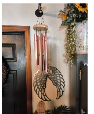 Rose gold Memory becomes a treasure Windchime