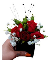 Rose pocket square  Pocket square- must have a full pocket 