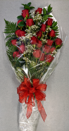 Rose Presentation Bouquet Wrapped Cut Flower Bouquet