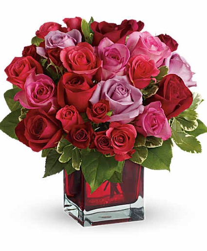 Rose' Romance Cube arrangement 