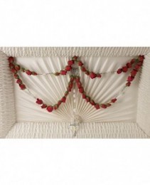 Rose Rosary Beads  18 or 50 rose Casket Beads (asst. colors)
