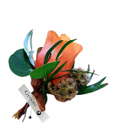 Rose with pods Pin-on