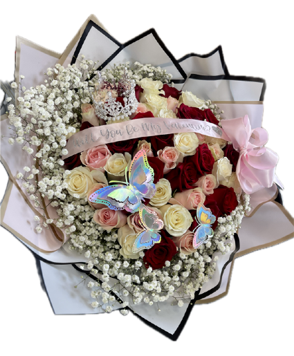 Rose Wrapped Bouquet  Bouquet 
