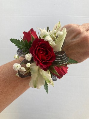 Roses & Alstros Prom Wrist corsage