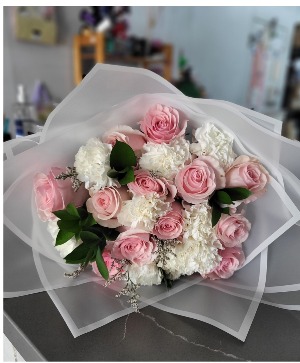 Roses and carnations bouquet  Any occasion 