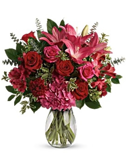 Roses and Lilys vase