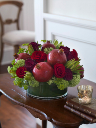 Roses and Pomegranate Cocktail 