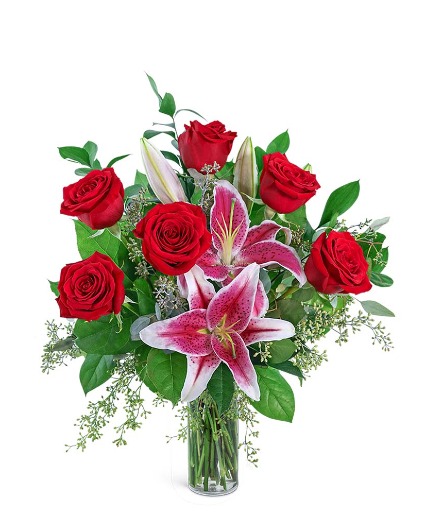 Roses and Romance Flower Arrangement