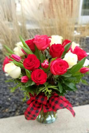 dancing tulips with roses 