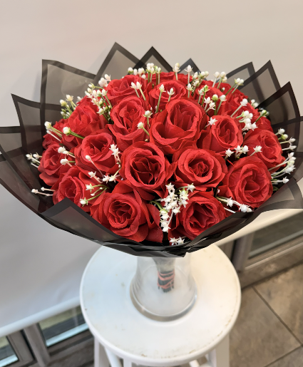    romantic ROSES BOUQUET 36  roses