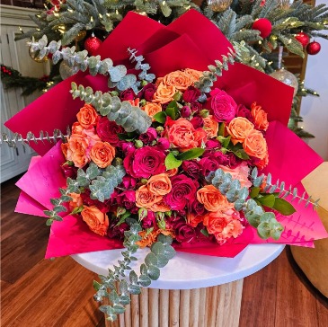 Roses for you Wrapped Bouquet in Frederick, MD | Maryland Florals
