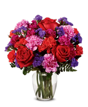 Roses - Roses and Carnations Mix Arrangement
