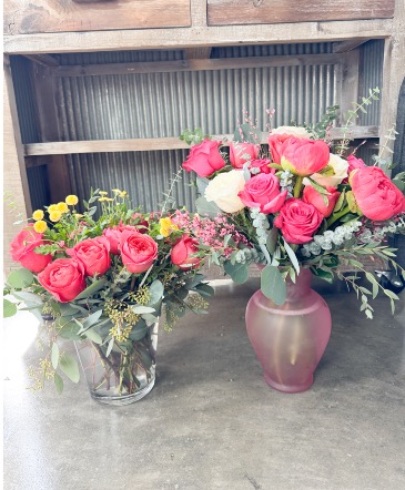 One Dozen Roses with Accent Sprinkle  in Tooele, UT | The Spiced Pear Loft & Co.