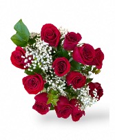 Dozen Red Roses Wrapped  Bouquet  ((PICKUP ONLY) One Dozen Red Roses Long Stems  Ecuadorian 
