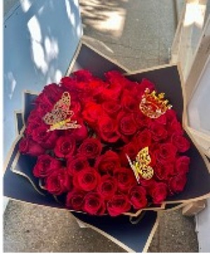 Rosita Deluxe Red Rose Bouquet Red Roses