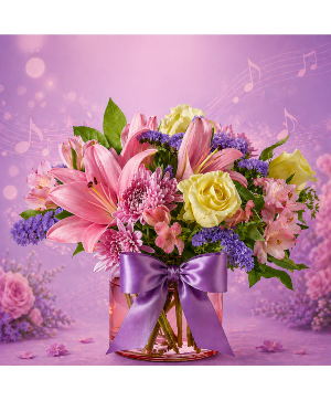 Rosy Lilac Symphony Call Us for Faster Service & Daily Specials: (915) 303-8500 Text Us to Order Anytime: (915) 505-3708 Your trusted source for Flowers & Delivery in El Paso TX