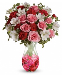 Rosy Posy Vase Arrangement 