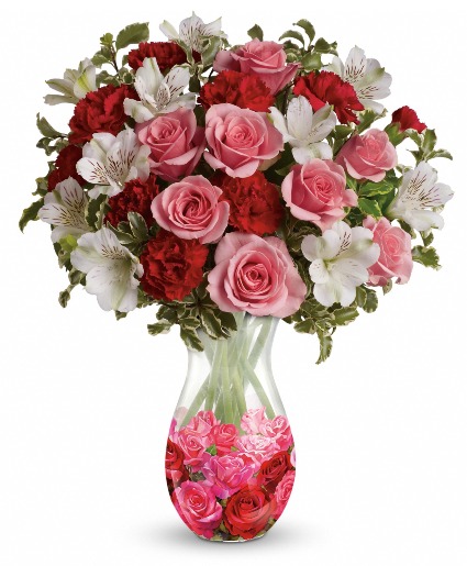 Rosy Posy Vase Arrangement 