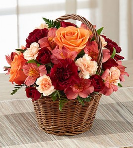 Rosy Treasure Fall Arrangement