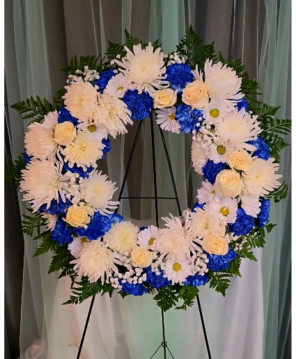 Round Memorial Spray Memorial