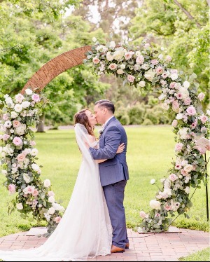 Round Wood Arbor  