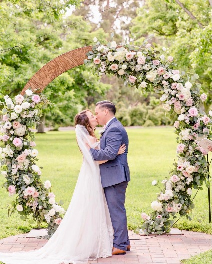 Round Wood Arbor  