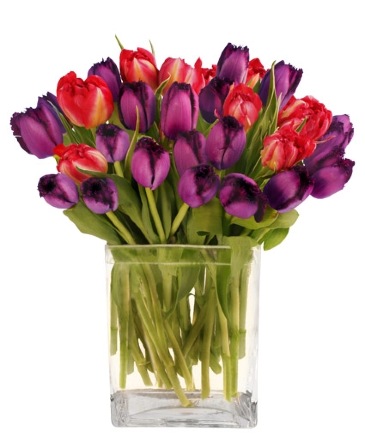 Royal Amethyst Arrangement in Durham, NC | Emerald Gardens Flowers