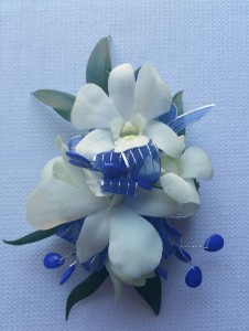ROYAL BLUE CORSAGE 