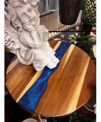 Royal Blue or Red  Round Charcuterie  The Eclectic Treasure Chest 