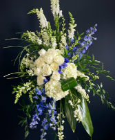 Royal Farewell Standing Funeral Spray