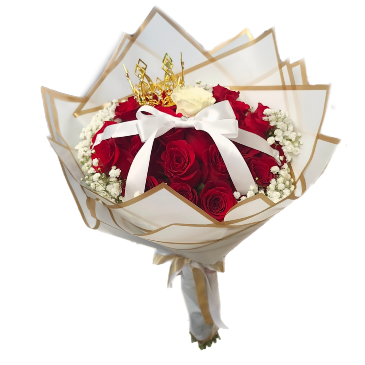Royal Love Rose Wrap Arrangement in Fort Smith, AR | Veronica's House of Flowers & Gifts