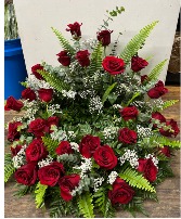 ROYAL RED EARN ARRANGEMT Flower Arrangement